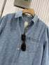 Oversize Denim Shirt Dress